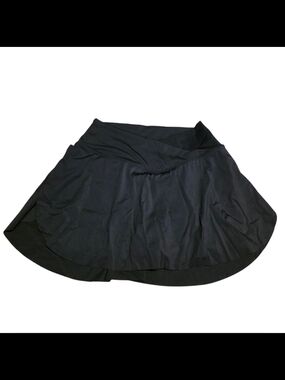 Halara Black Flowy Skort w/ Built-In Shorts Size L Tennis Athleisure